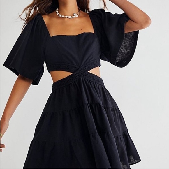 Free People Cross Of Sunlight Mini Endless Summer Dress XS - Picture 4 of 6